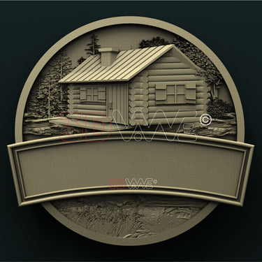 WELCOME SIGN, BLANK 3D STL 3DWave